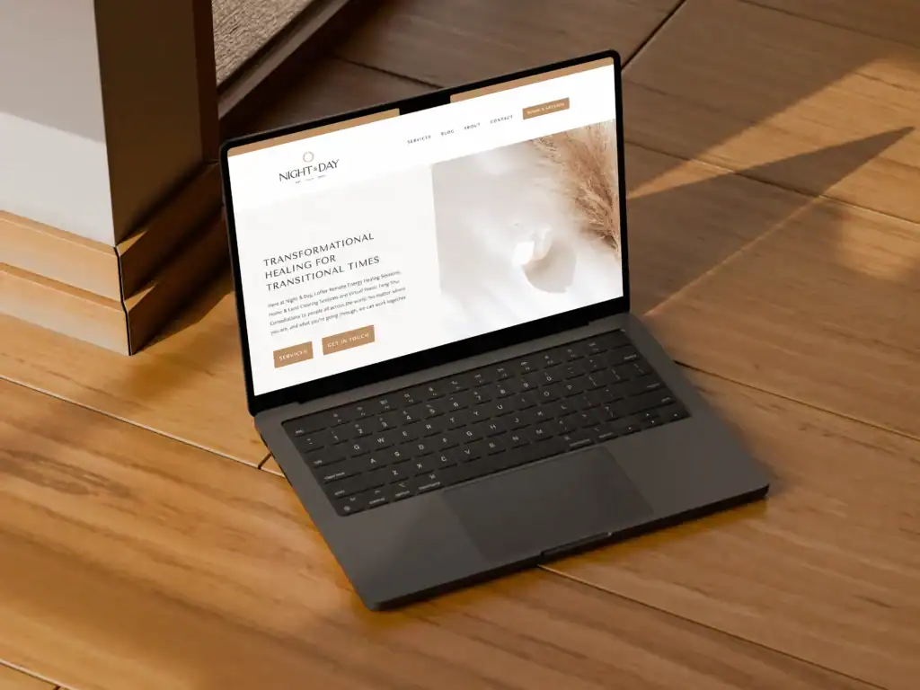 Website design for small business in health and wellness industry